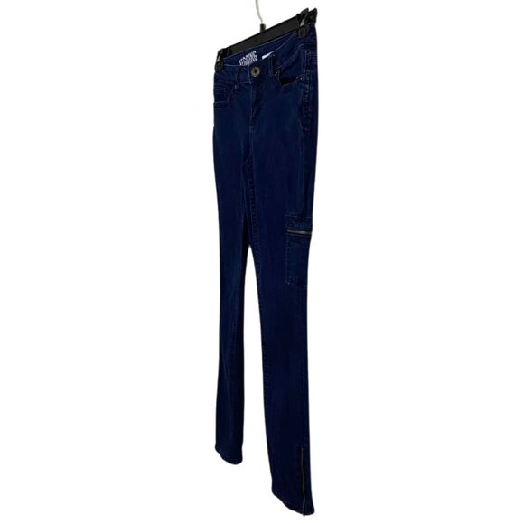 DKNY Jeggings Stretch Denim Jeans With Ankle and Leg Zippers Size 2 - Picture 4 of 13